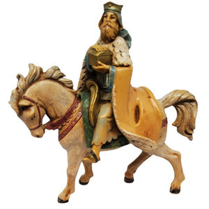 Melchior on Horse - 5" Fontanini Nativity Wise man 65285 King Bethlehem Epiphany